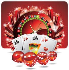 ceobet game lobby banner with neon panels and cards