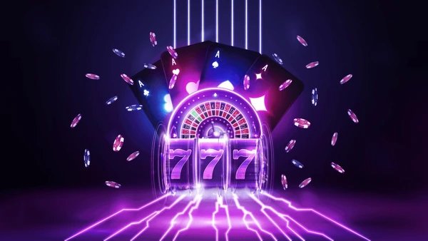 ceobet VIP Club hero scene with premium neon lounge styling
